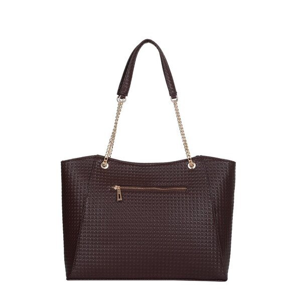 Women's Vegan Leather Brown Colour Satchel Bag – Sling Shoulder Tote Bag - Picture 9 of 10